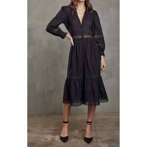 NEW SUNDAYS everett dress in black